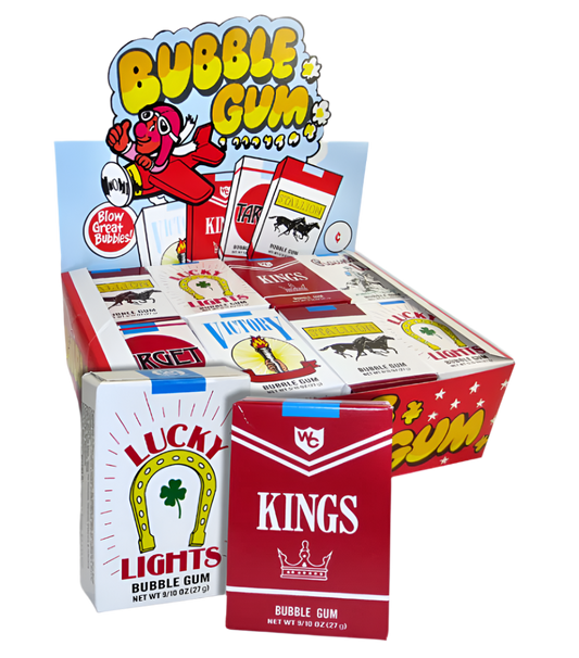 Bubble Gum Candy Vintage Cigarettes Nostalgic Case