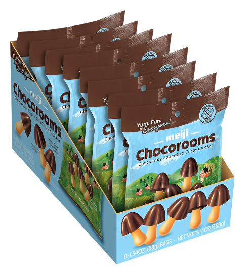 Meiji Chocorooms 1.34oz Bag New
