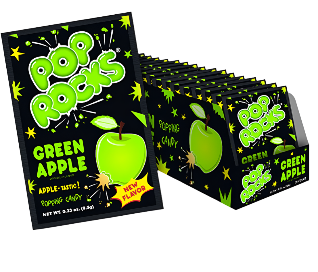 Pop Rocks Green Apple Full Case