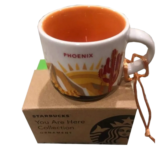 Starbucks Collectors Phoenix Your Are Here Collection 2 Oz. Cup Ornament Gift Item