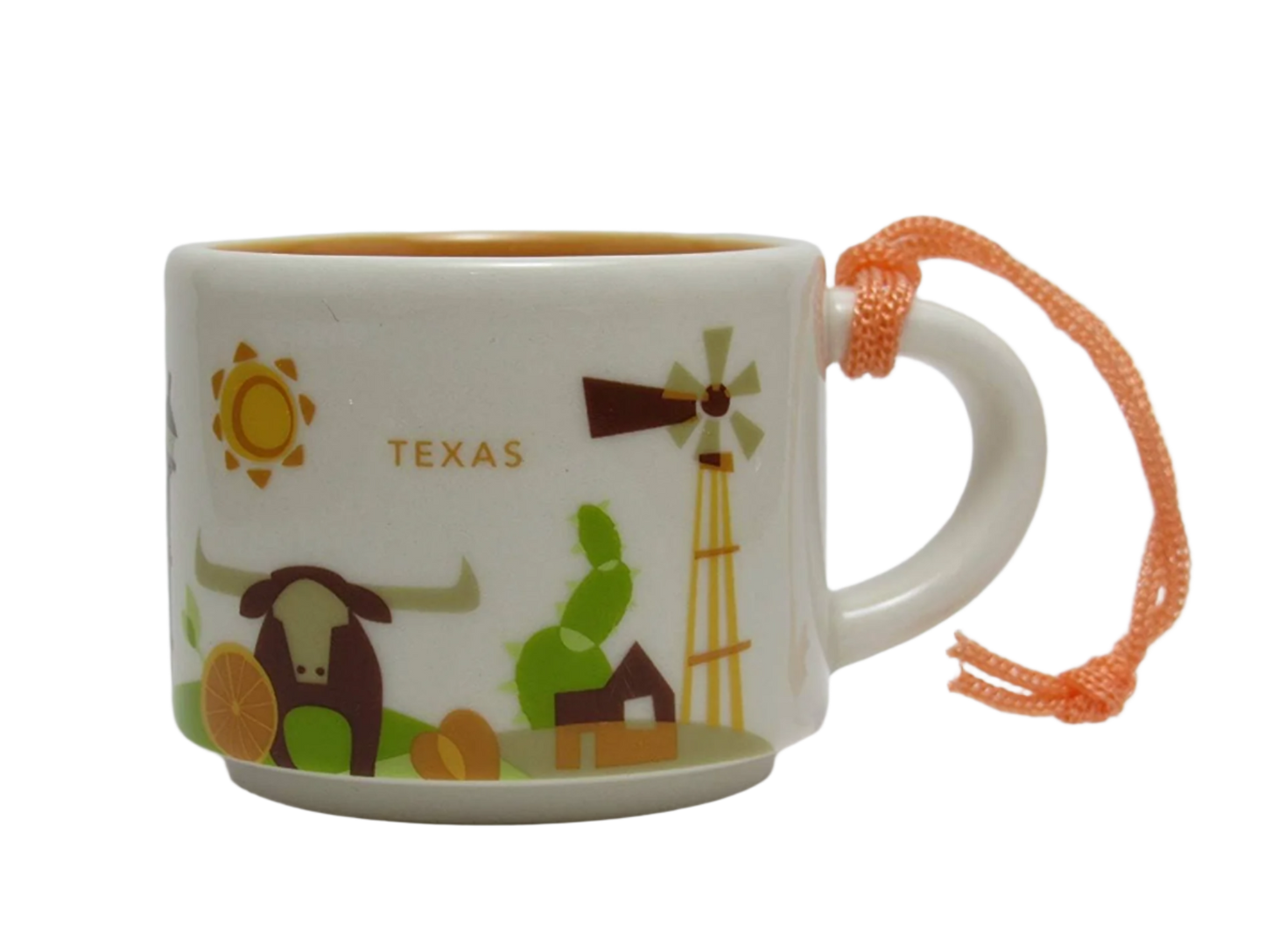 Starbucks YAH Texas 2oz Ornament Cup