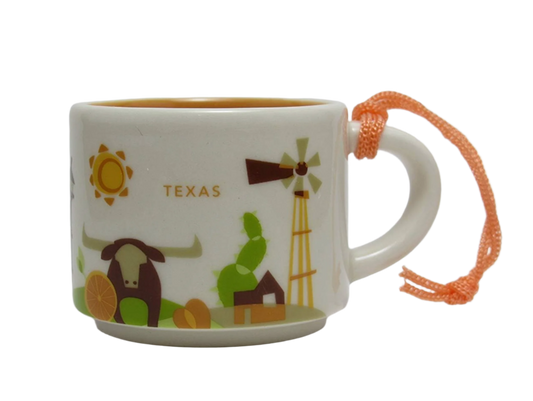 Starbucks YAH Texas 2oz Ornament Cup