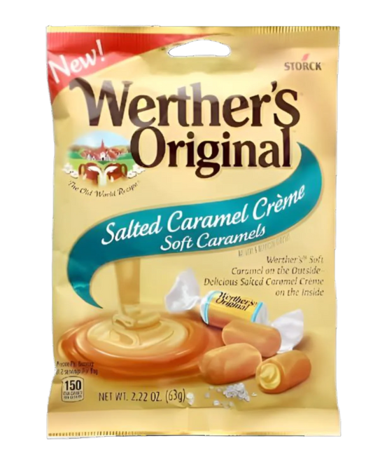 Werthers Original Salted Creme Soft Caramels 2.2 oz Bag